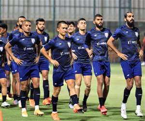 भारतीय फुटबॉल टीम के खिलाड़ी- फोटो ट्विटर पेज