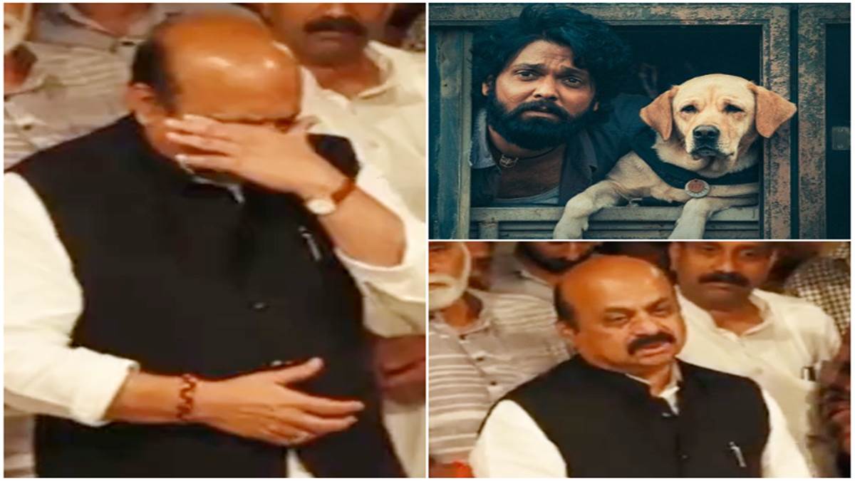 777 charlie movie karnataka cm basavaraj s bommai cried after watching rakshit shetty starrer film video viral after screening