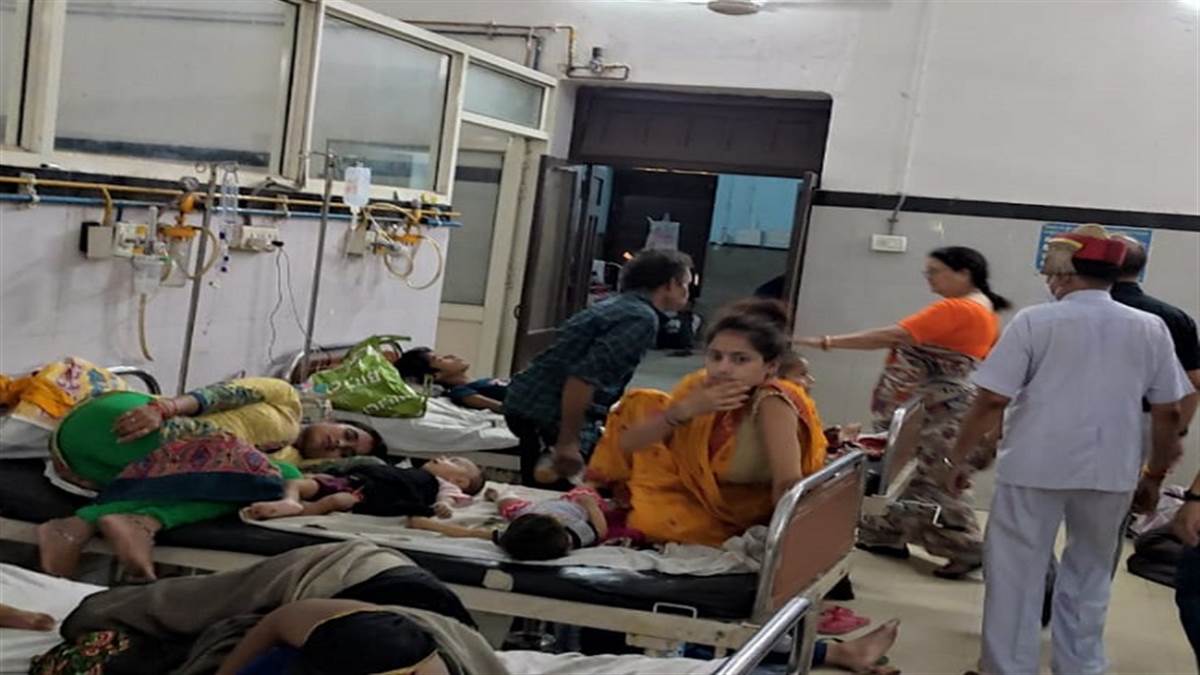 mayor pramila pandey surprise inspection of hailet llr pediatrics department on tuesday