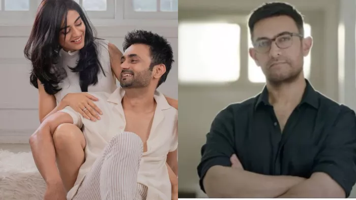 File Photo of Amrita Rao, RJ Anmol and Aamir Khan
