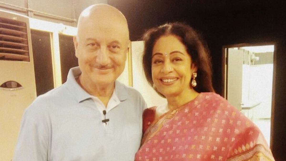 anupam kher shares unseen photos on wife kirron kher on her birthday pics goes viral on social media