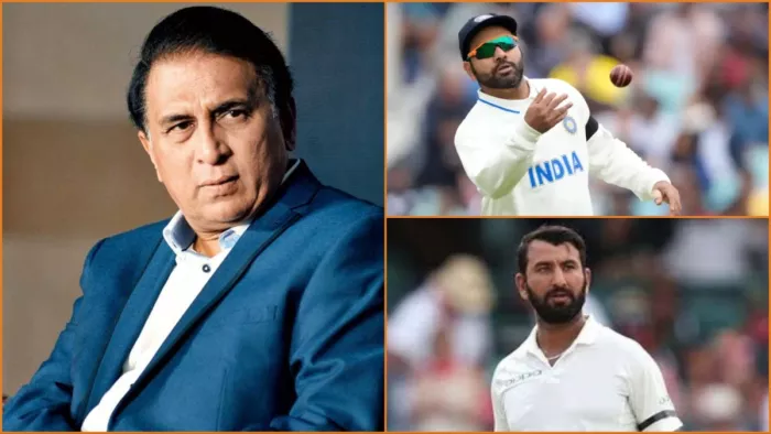 Sunil Gavaskar blames cheteshwar Puajara and Rohit sharma