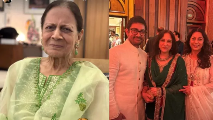 Aamir khan mother Zeenat hussain birthday party