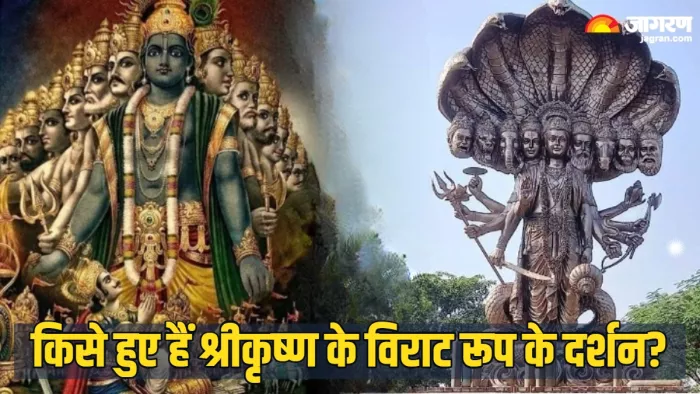 सिर्फ अर्जुन ही नहीं, इन लोगों को भी हुए हैं भगवान श्रीकृष्ण के विराट ...
