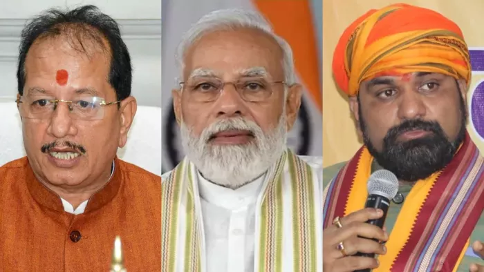 विजय सिन्हा, नरेंद्र मोदी और सम्राट चौधरी (फाइल फोटो)