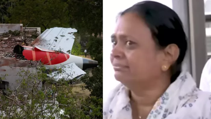 Air India Plane Crash: विमान हादसे में फाल्गुनी नामक महिला के पिता की हुई मोत।(फाइल फोटो)