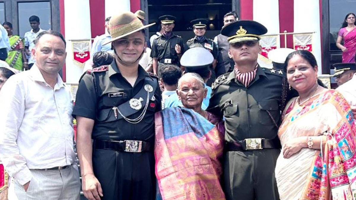 ima pop almoras sons become army officers honor kumaon