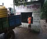 Dhanbad Coronavirus News Update: लिलाैरी श्मशान घाट इलाके को किया गया सैनिटाइज, कतरास रानी बाजार सील