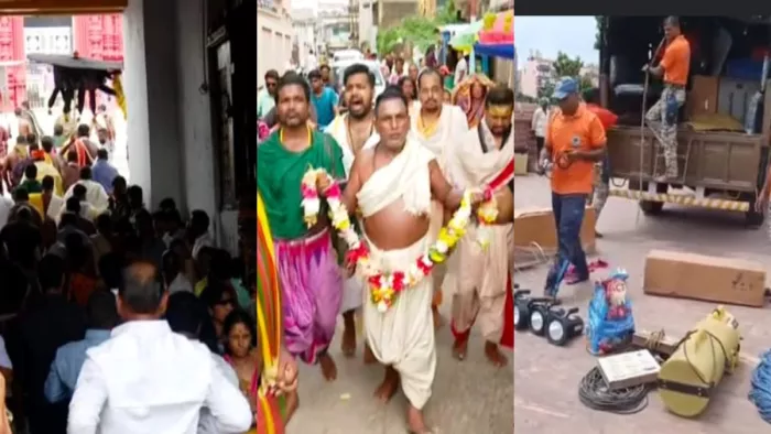 पुरी जगन्नाथ मंदिर रत्न भंडार का खुला खजाने का द्वार। फोटो- जागरण