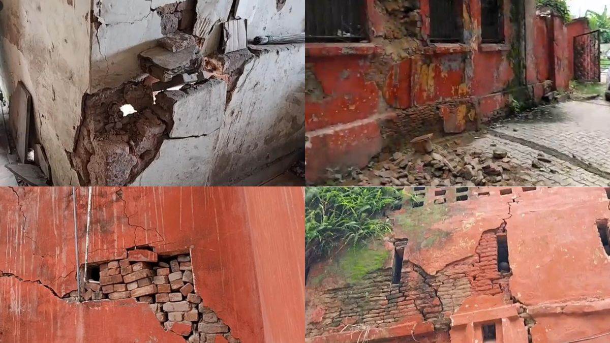 una police station in dilapidated condition thana is running in a 160 year old dilapidated building