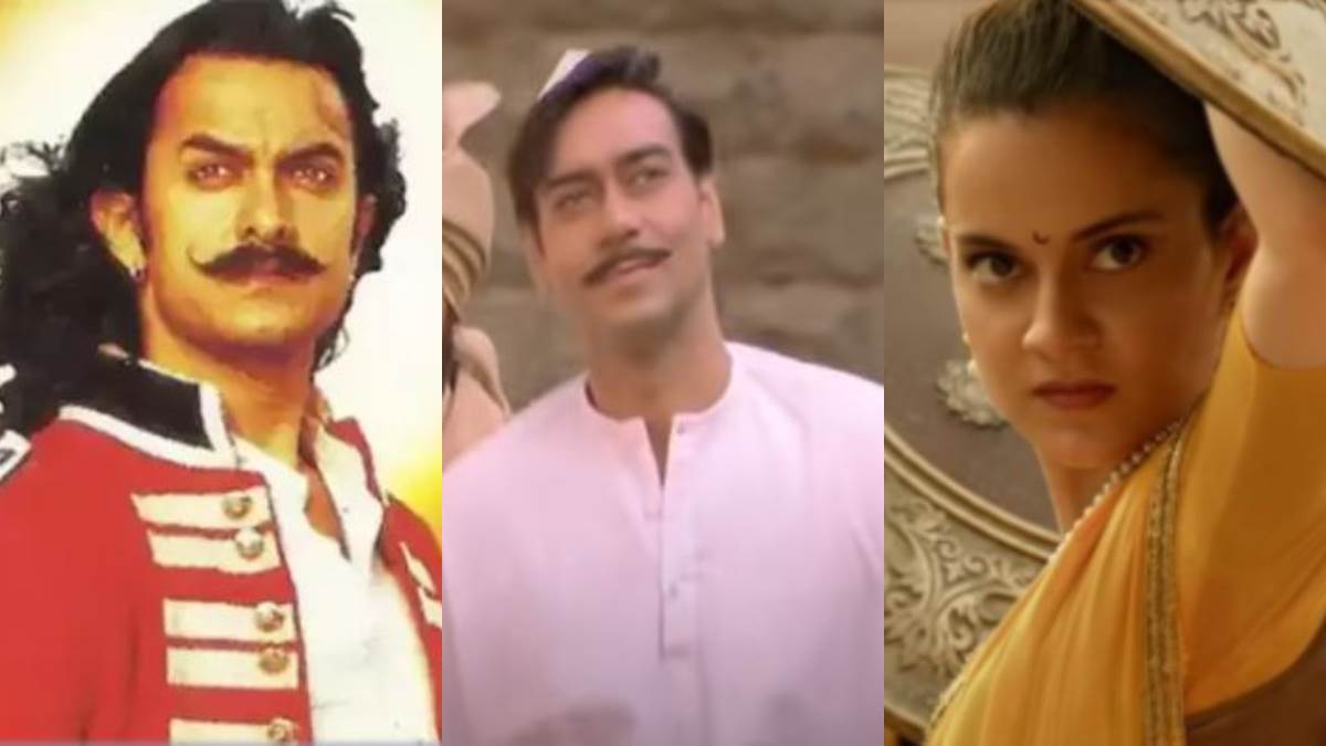 Ajay Devgn Kangana Ranaut including these superstars have played role of freedom fighters on screen.