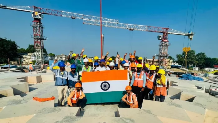 Har Ghar Tiranga Abhiyan In Ram Mandir Ayodhya : अयोध्या में राम मंदिर परिसर
