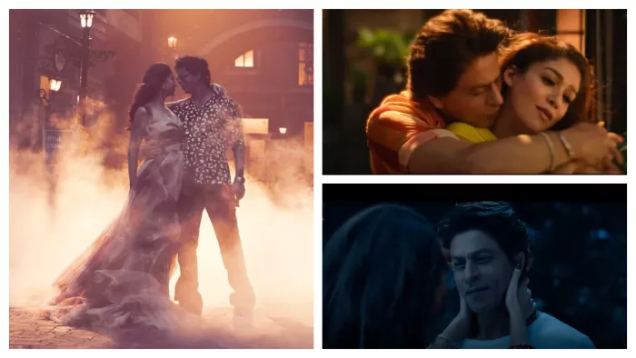 Still Images of Shah Rukh Khan and Nayanthara from Chaleya Song of Jawan