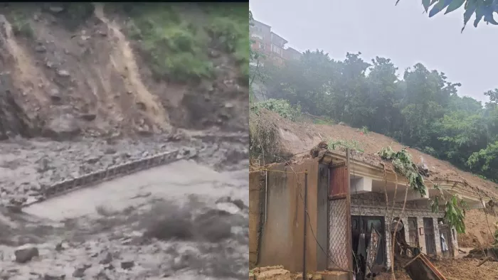 Heavy Rain in Himachal: हमीरपुर के सुजानपुर में बारिश का कहर, पानी में डूबा शहर; एक प्रवासी की मौत