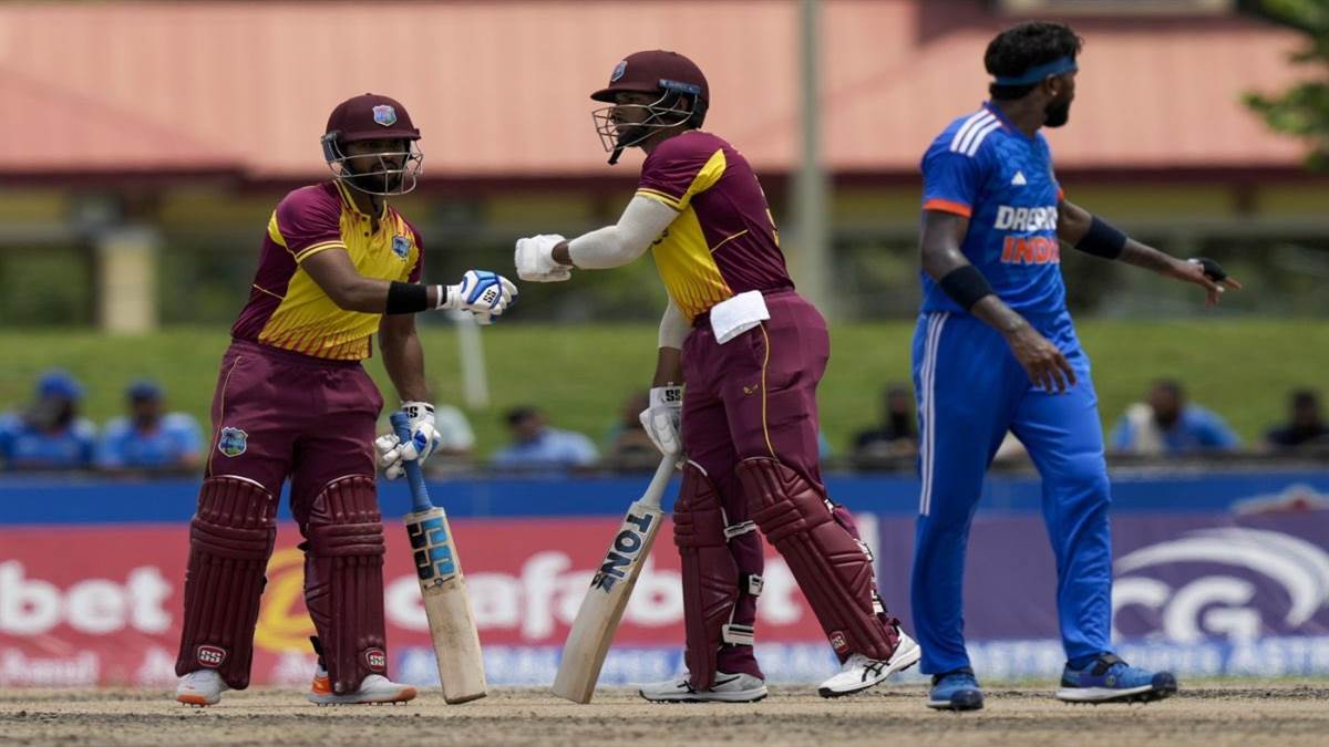 west indies first time won five match t20i series against team india brandon king nicholas pooran