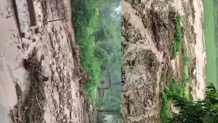 नाहन में बादल फटने से तबाही, कई वाहन बहे; ग्रामीणों की फसलों और खेतों को भारी नुकसान