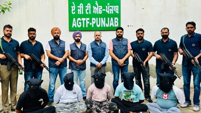 पंजाब एजीटीएफ ने पांच संदिग्धों को किया गिरफ्तार (जागरण फोटो)