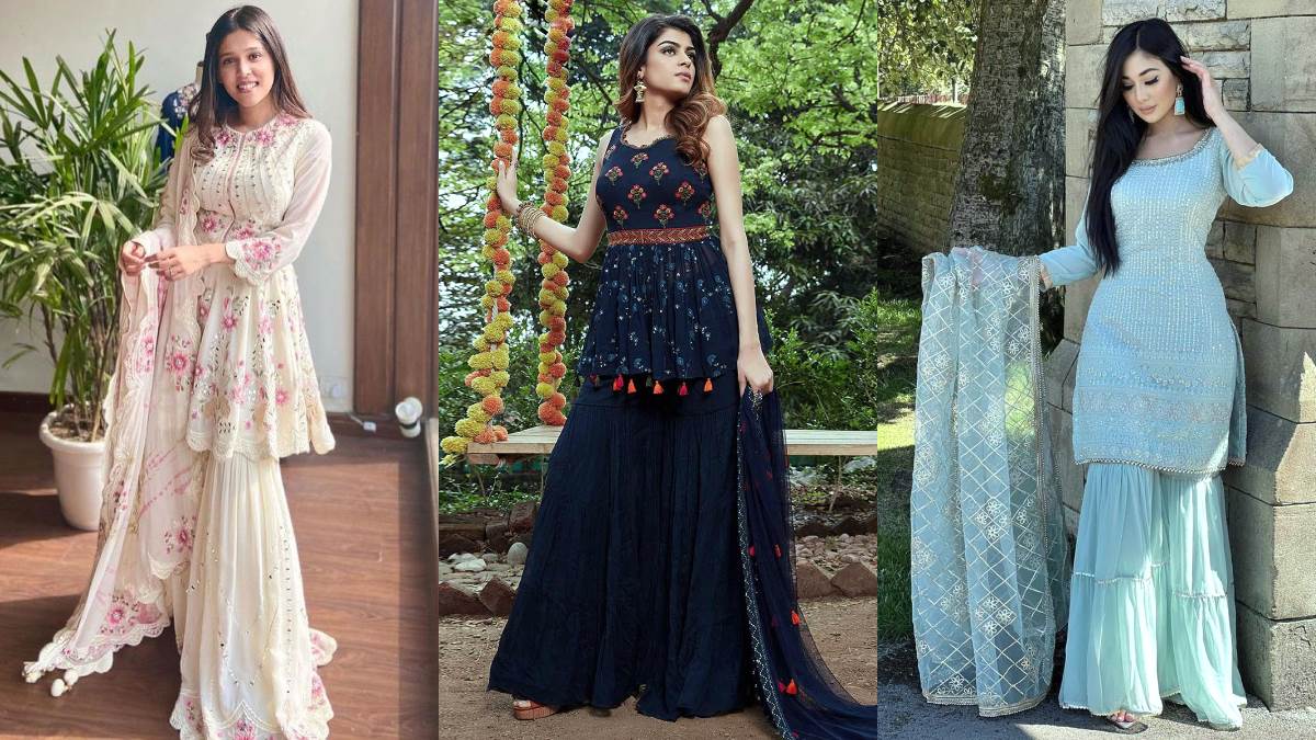 आउट हुआ लेटेस्ट Sharara Suit Designs का कलेक्शन! स्टाइलिश पैटर्न को देखकर मॉडर्न महिलाएं दिल हार बैठी