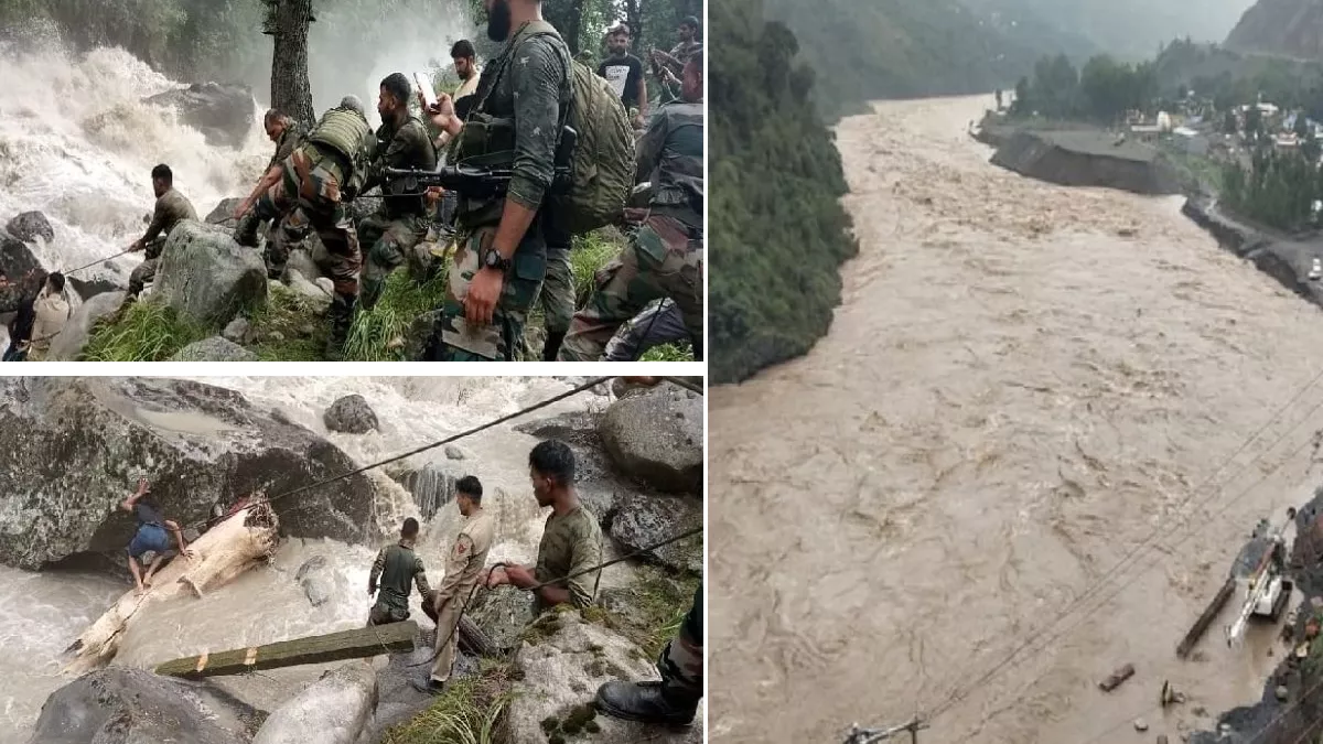 Kishtwar Cloudburst Live अब तक 46 लोगों की मौत चंडीगढ़ से जम्मू पहुंची  डॉक्टरों की स्पेशल टीम - Kishtwar Cloudburst causes massive destruction at  Chishoti on Machail Mata Yatra route in Kishtwar