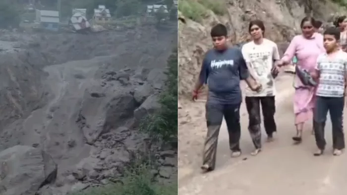 किश्तवाड़ में बादल फटने से भारी तबाही।