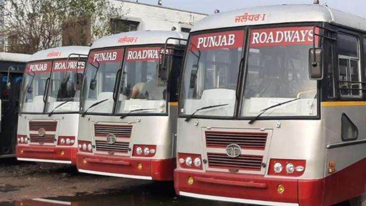contract workers of roadways blocked buses 200 routes were affected passengers remained troubled throughout the day in punjab