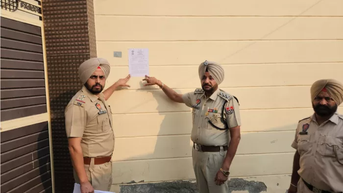 श्री मुक्तसर साहिब पुलिस ने नशा तस्कर का घर किया सीज।