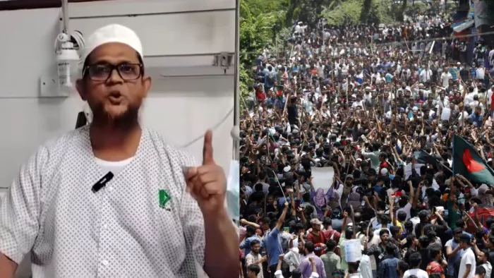 बांग्लादेशी आतंकवादी jashimuddin rahmani ने भारत के खिलाफ जहर उगला है।(फोटो सोर्स: सोशल मीडिया)
