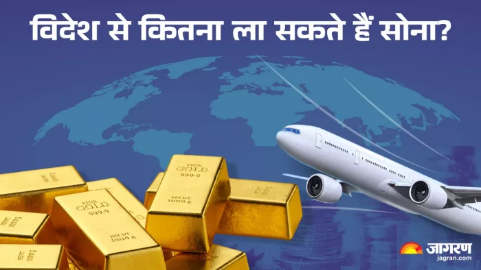 Gold Import Limit: विदेश से कितना सोना ला सकते हैं।