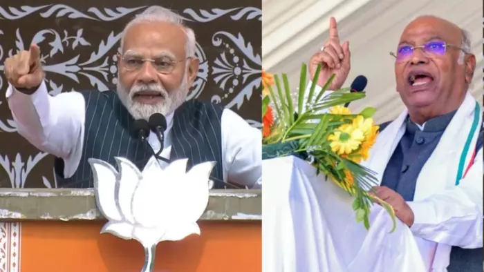 PM Modi Rally in Jammu: पीएम मोदी ने मल्लिकार्जुन खरगे के बयान पर किया पलटवार।