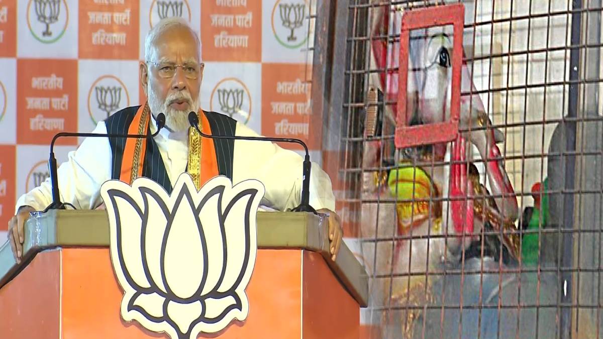 haryana election 2024 pm modi slams congress in kurukshetra says karnataka government is putting ganesh ji behind bars