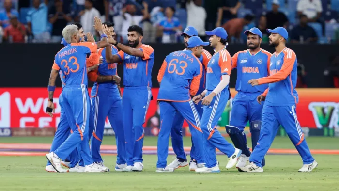 भारतीय टीम विजयी रथ पर सवार। इमेज- बीसीसीआई