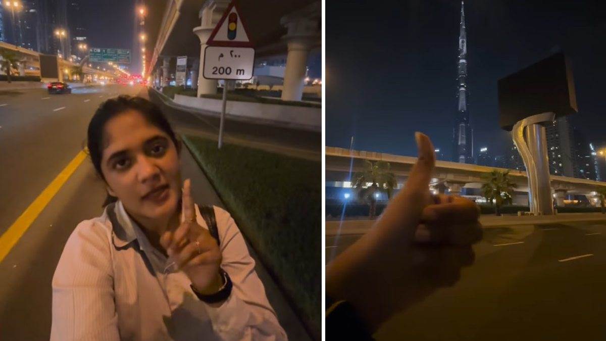 indian woman praises safety for women in dubai at night video viral social media users reacts
