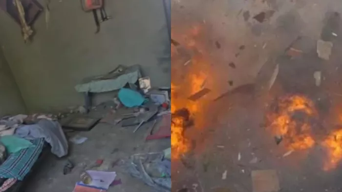 Bathinda News: घर में फिर हुए दो ब्लास्ट। फोटो जागऱण