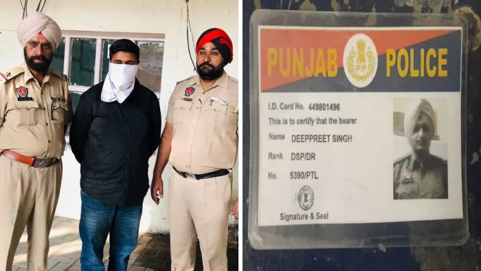 खन्ना पुलिस ने नकली डीएसपी को गिरफ्तार किया है।