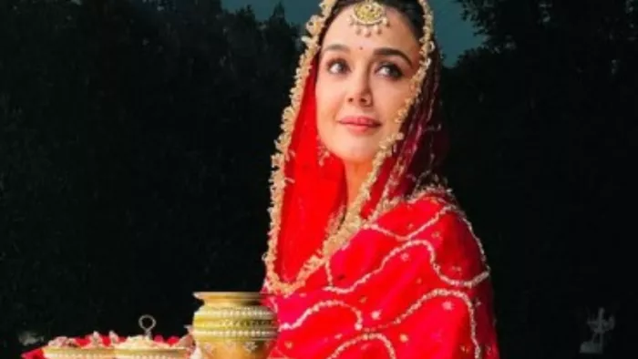 preity zinta celebrates karwa chauth 2022 with Goodenough in los angeles. Photo Credit/Instagram