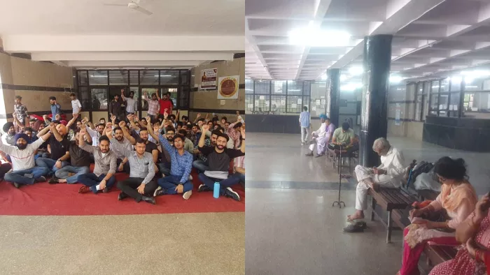 डाक्टरों ने बंद किए ओपीडी के गेट