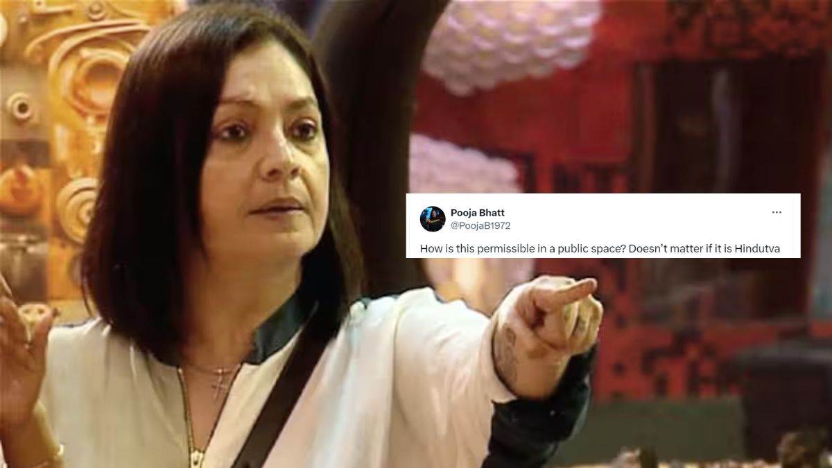 pooja bhatt furious on bhajan kirtan viral video in mumbai metro rise question about permission