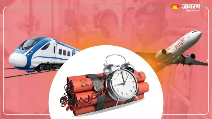 Mumbai Howrah Mail bomb threat: एयर इंडिया फ्लाइट और ट्रेन को बम से उड़ाने की धमकी मिली।(फोटो सोर्स: सोशल मीडिया)