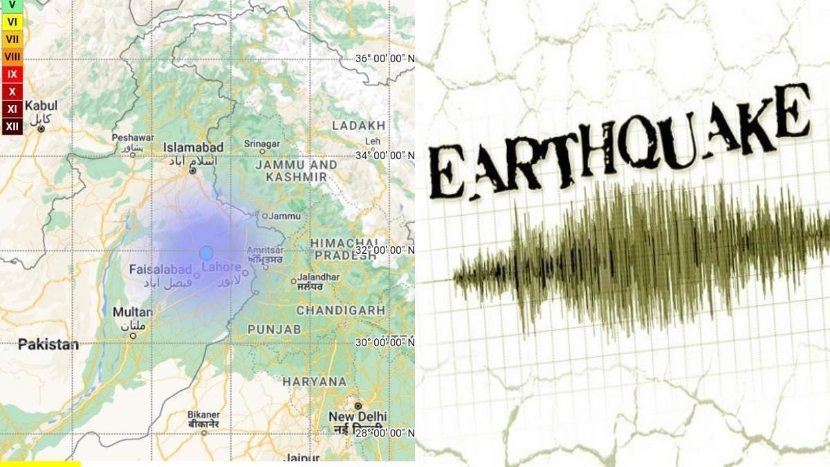 Earthquake in Punjab: Seismic tremors were felt in Amritsar, Punjab, with a magnitude of 4.1 on the Richter scale