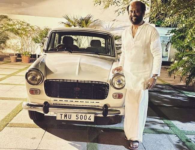 रजनीकांत की यह तस्वीर बेटी ने जन्मदिन पर साझा की थी। फोटो- इंस्टाग्राम