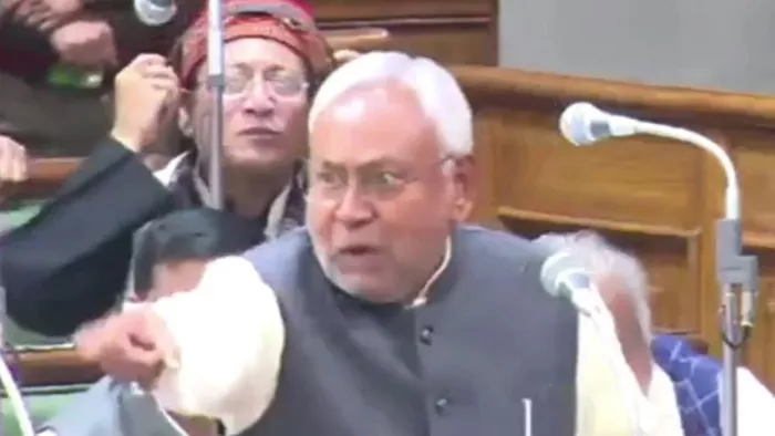 बिहार विधानसभा में विपक्ष के नेता पर CM नीतीश ने खोया आपा (फोटो बिहार विधानसभा)