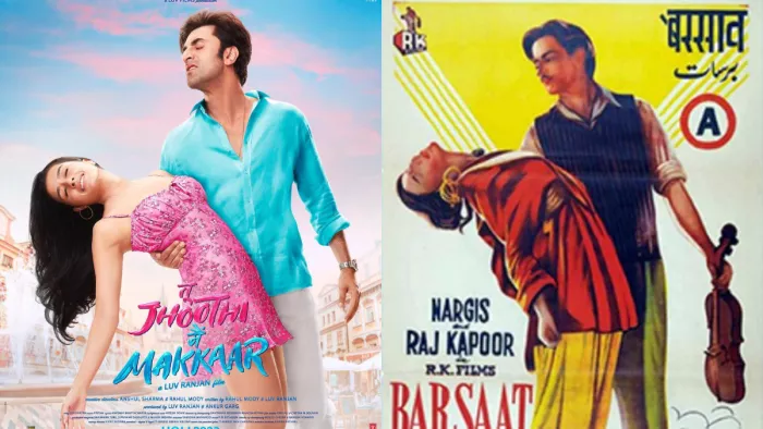 Tu Jhoothi Main Makkaar Poster: Barsaat Raj Kapoor 1949