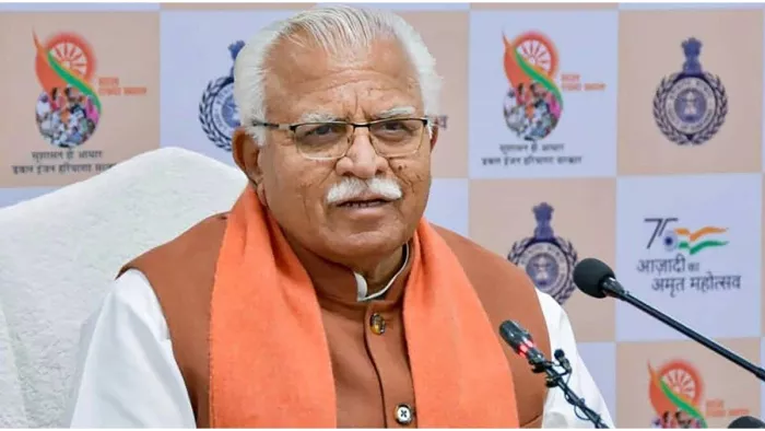 सीएम मनोहर लाल ने कांग्रेस सहित विपक्षी दलों को दी चुनौती (फाइल फोटो)।