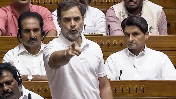 Rahul Gandhi parliament Speech राहुल का भाजपा पर हमला।