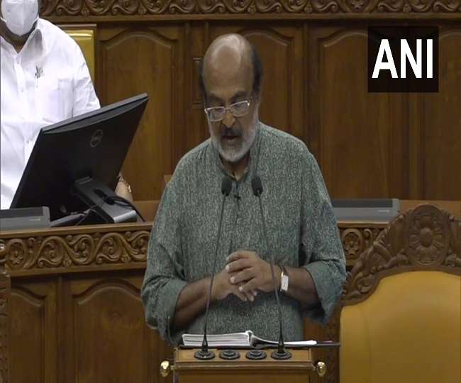 kerala assembly session finance minister thomas isaac reaches legislative assembly to present state budget