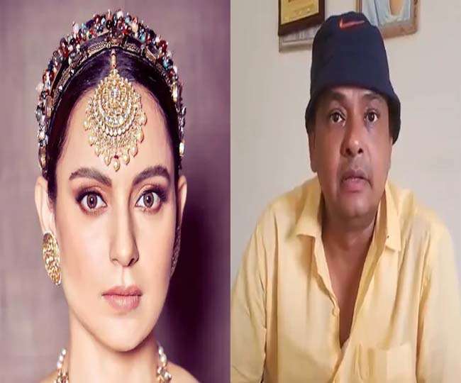 अदाकारा कंगना रनाैत और विधायक इरफान अंसारी ( फाइल फोटो)।
