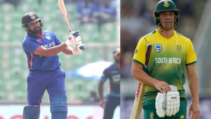 Rohit Sharma Breaks AB De Villiers (Photo-design)