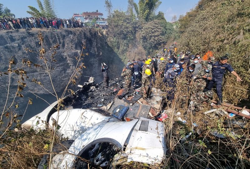 Nepal Plane Crash Photos: तस्वीरों में देखें नेपाल विमान दुर्घटना का खौफनाक मंजर, अब तक 68 लोगों की मौत - See dangerous scene of Nepal plane crash in pictures 68 people died so far