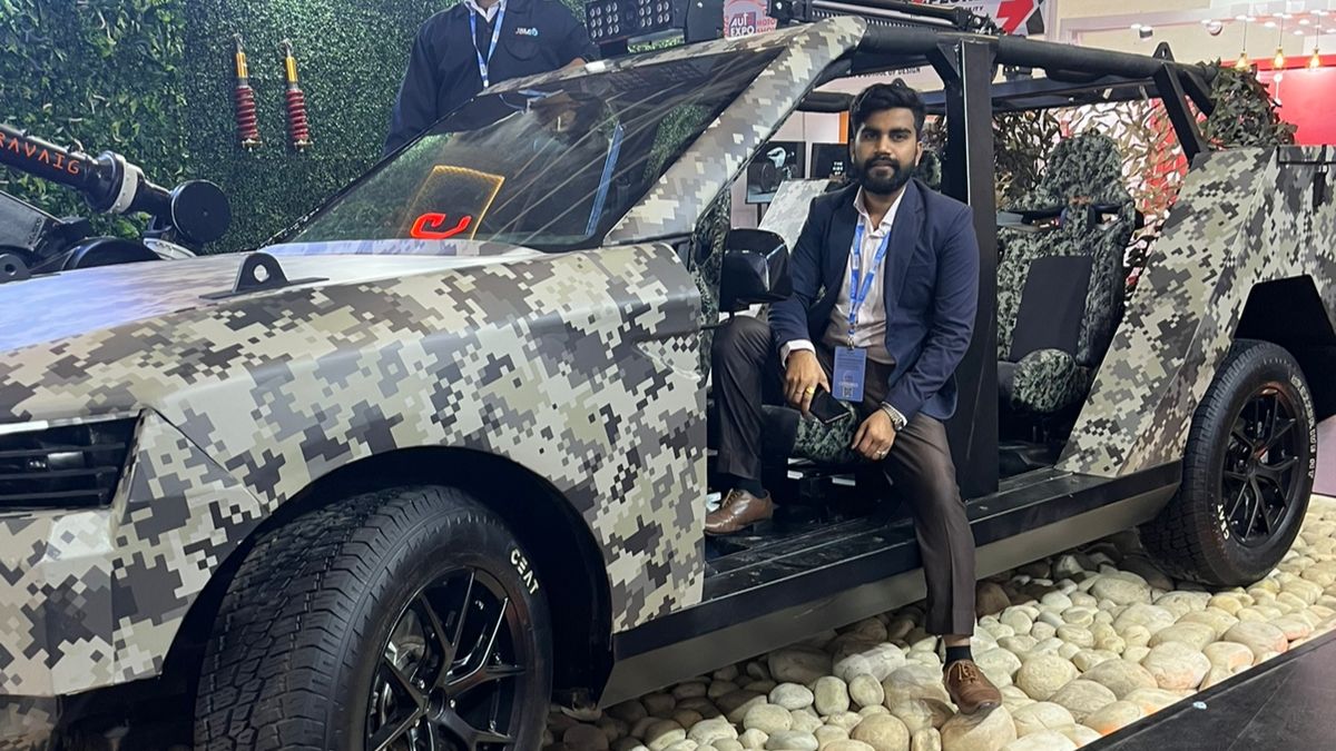 ऑटो एक्सपो में शोकेस हुआ Veer कॉन्सेप्ट इलेक्ट्रिक ईवी, मिलिट्री के ...