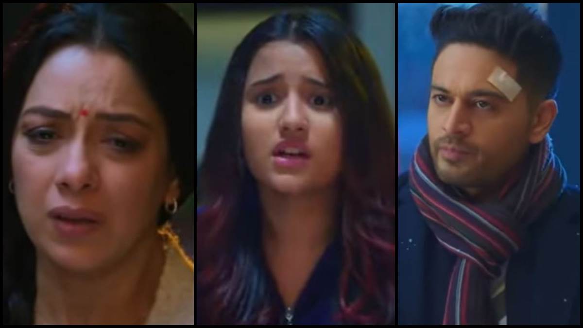 anupamaa spoiler alert choti anuj kapadia asks choti anu about anupama toshu and kinjal are barely able to survive in america
